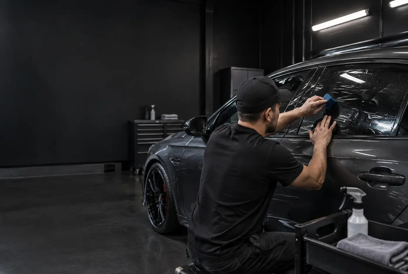 MGCCARS installer applying window film